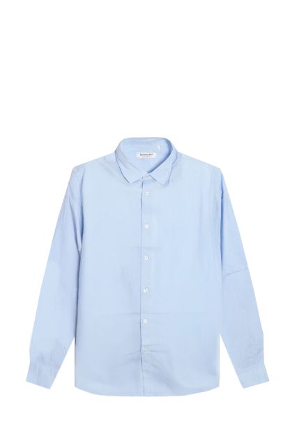 CAMICIA UOMO NUVOLARI DOBBY CELESTE