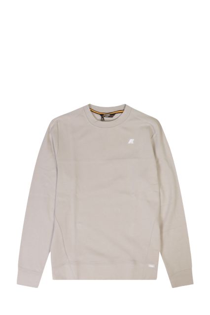 FELPA UOMO K-WAY K81368W MEDINE BEIGE LT
