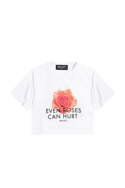 T-SHIRT DONNA PROJ3CT HURT WHITE