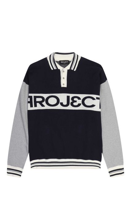 MAGLIA POLO UOMO PROJ3CT ROD NVY/MILK/BDX