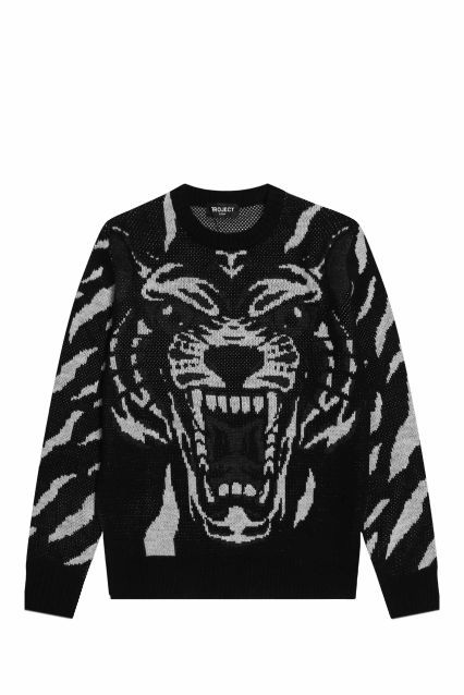 MAGLIA UOMO PROJ3CT WO TIGER BLACK