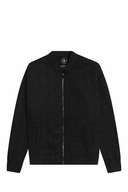 BOMBER UOMO BLACK RAGS KANSAI NERO