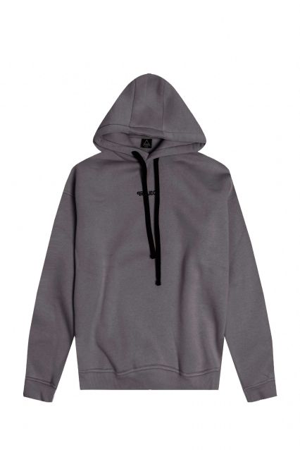 FELPA UOMO PROJ3CT MANHATTAN 2.0 DARK GREY CON CAPPUCCIO