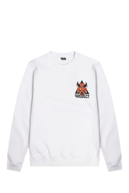 FELPA UOMO PROJ3CT GR ONI TIGER GIRO WHITE