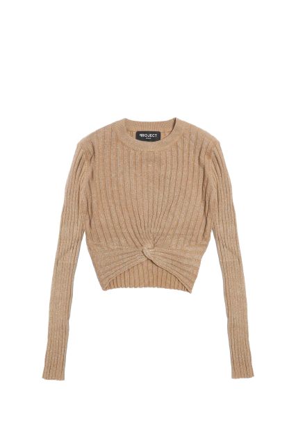 MAGLIA DONNA PROJ3CT BRILLI KHAKI