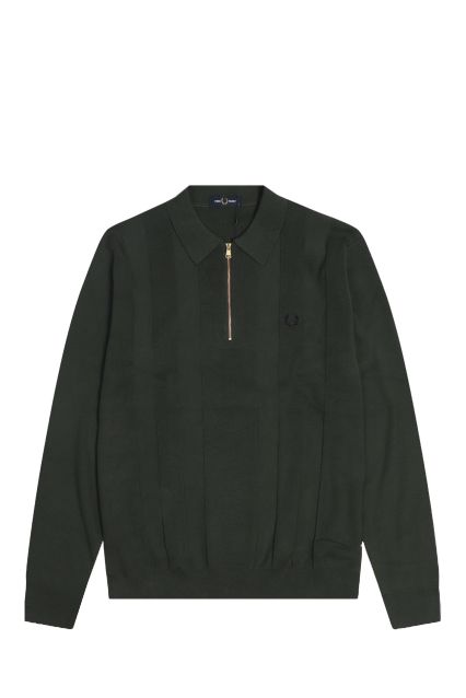 MAGLIA UOMO FRED PERRY K1555 COURT GREEN