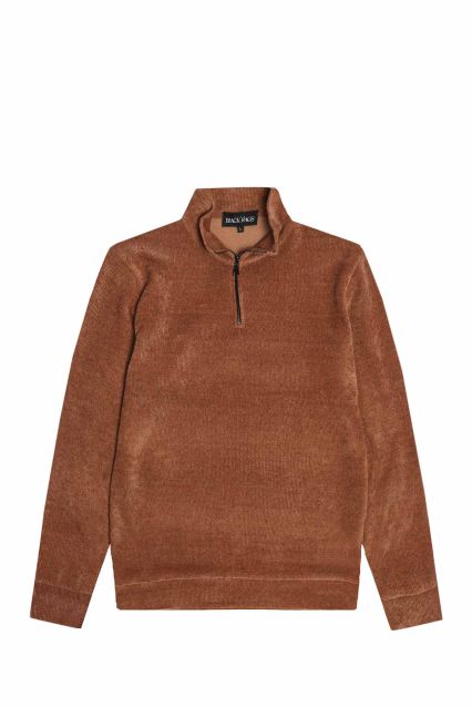 FELPA UOMO BLACK RAGS MOIWA MARRONE