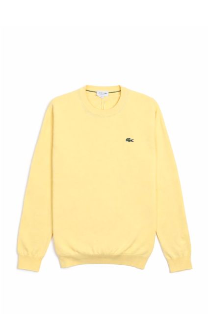MAGLIA UOMO LACOSTE AH0128 YELLOW