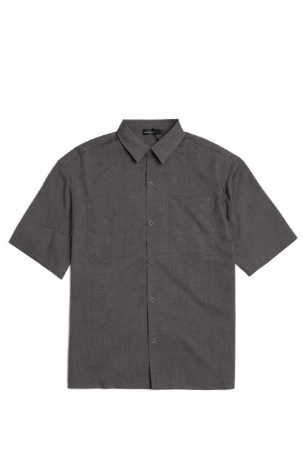 CAMICIA UOMO BLACK RAGS COURT ANTRACITE