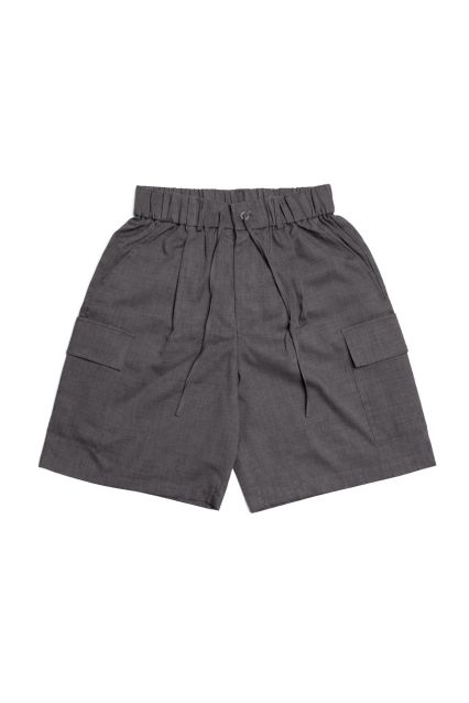 BERMUDA UOMO BLACK RAGS COURT ANTRACITE