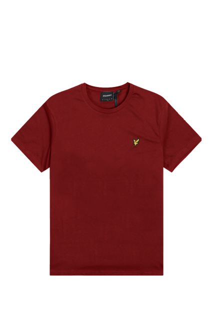 T-SHIRT UOMO LYLE & SCOTT TS400VOG OXBLOOD RED