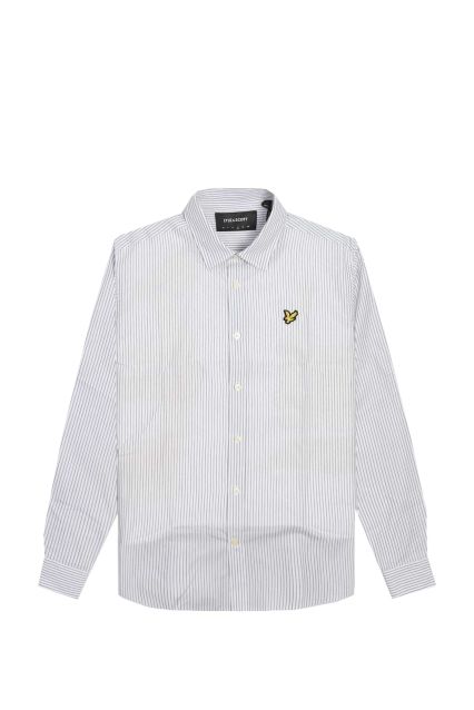 CAMICIA UOMO LYLE & SCOTT LW2403V WHITE/DRKNAVY