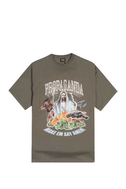 T-SHIRT UOMO PROPAGANDA BLING TEE CONCRETE