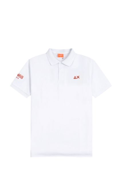POLO UOMO SUN68 BIANCO