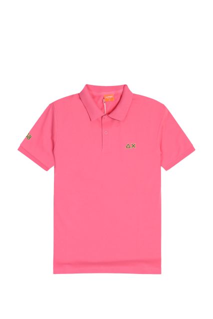 POLO UOMO SUN68 FUXIA