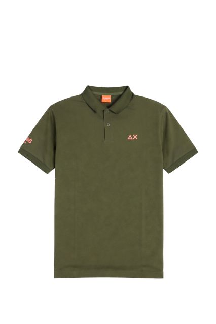 POLO UOMO SUN68 VERDE SCURO