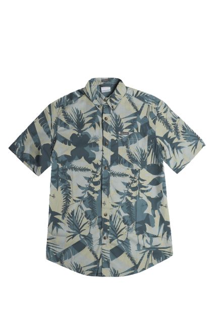 CAMICIA UOMO COLUMBIA RAPID RIVERS PRINTED A MANICA CORTA