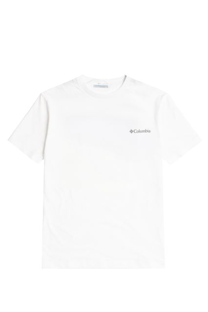 T-SHIRT UOMO COLUMBIA LOGO BACK TEE WHITE