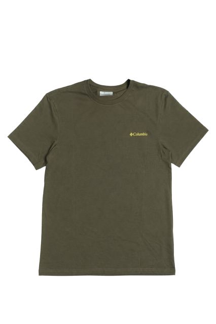 T-SHIRT UOMO COLUMBIA OUTDOOR BACK GRAPHIC TEE STONE GREEN