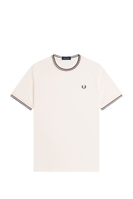 T-SHIRT UOMO FRED PERRY M1588V ECR/OXBLD/GRSRTS
