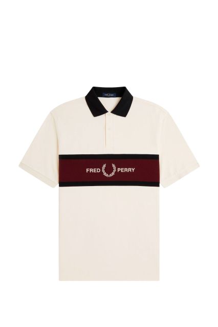 POLO UOMO FRED PERRY M2421 ECRU