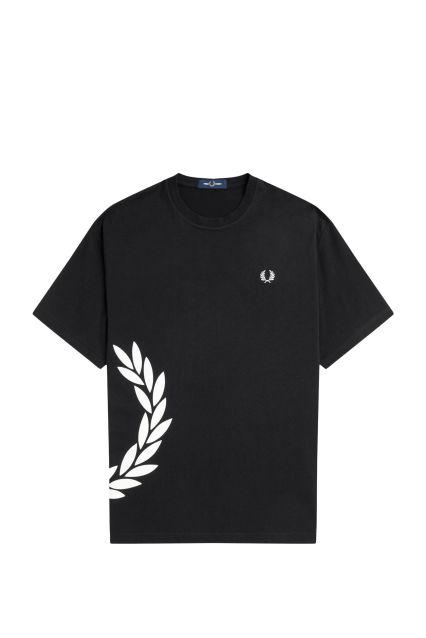 T-SHIRT UOMO FRED PERRY M2440 BLACK