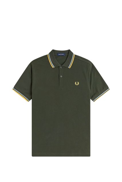 POLO UOMO FRED PERRY M3600P ANCHGR/EC/BLLBYB
