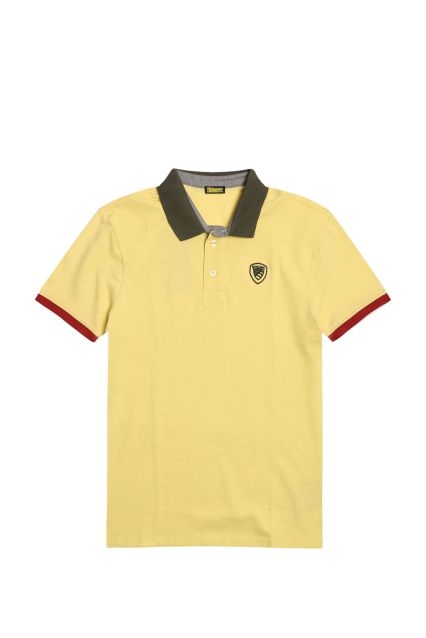 POLO UOMO BLAUER BLUT02304 DABNEY GIALLO