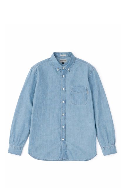 CAMICIA BLEACH DENIM-C0999