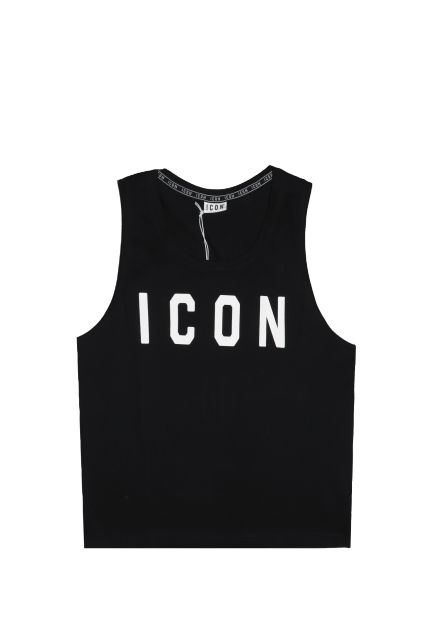 CANOTTA UOMO ICON NERO/BIANCO