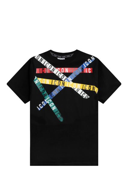 T-SHIRT UOMO ICON IUT011 NERO