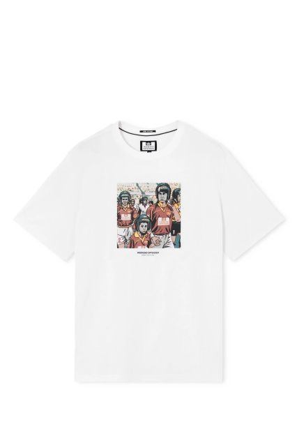T-SHIRT UOMO WEEKEND OFFENDER ROMA WHITE