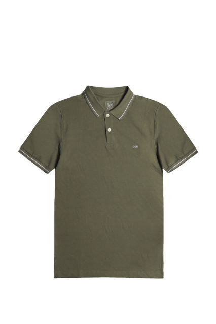 PIQUE POLO MER GREEN-MER GREEN