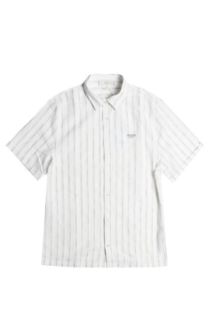 CAMICIA UOMO GUESS JEANS M6GH26 VANILLA