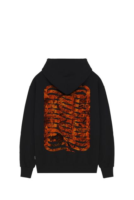 FELPA UOMO PROPAGANDA HOOD RIBS UNDERWOOD NERO