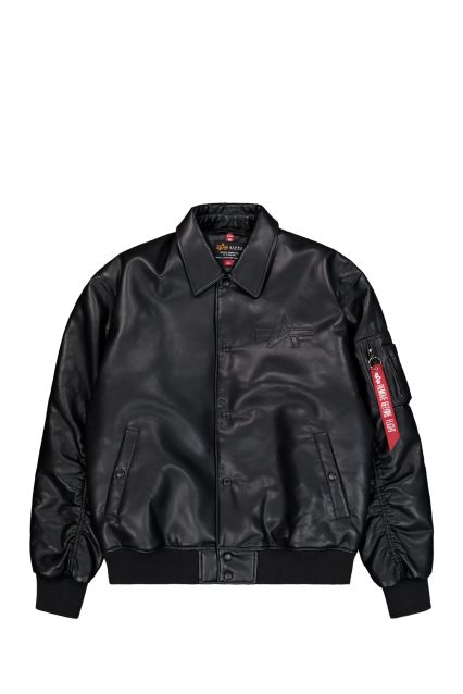 BOMBER UOMO ALPHA INDUSTRIES COLLEGE BLACK