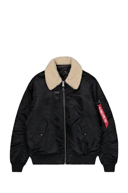BOMBER UOMO ALPHA INDUSTRIES B-15 BLACK
