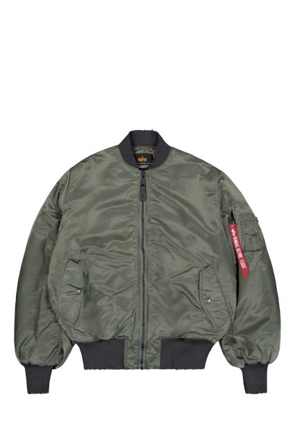 BOMBER UOMO ALPHA INDUSTRIES MA-1 VINTAGE GREEN
