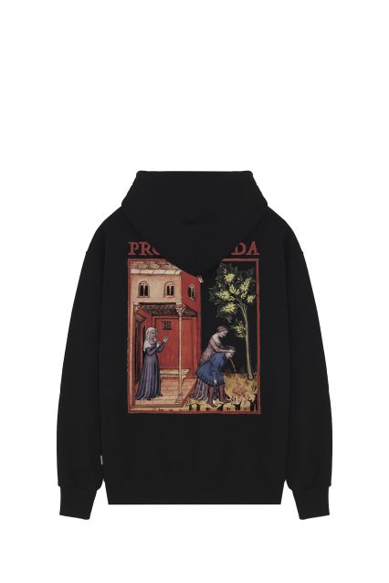 FELPA UOMO PROPAGANDA PUKE NERO