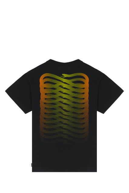 T-SHIRT UOMO PROPAGANDA RIBS GRADIENT NERO