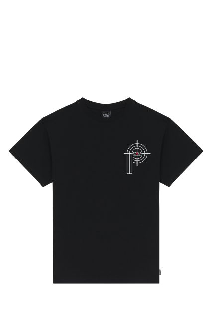 T-SHIRT UOMO PROPAGANDA TARGET NERO