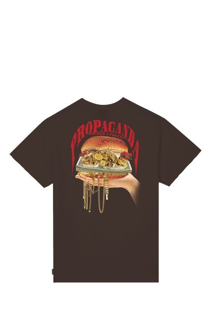 T-SHIRT UOMO PROPAGANDA RIBS BROWN