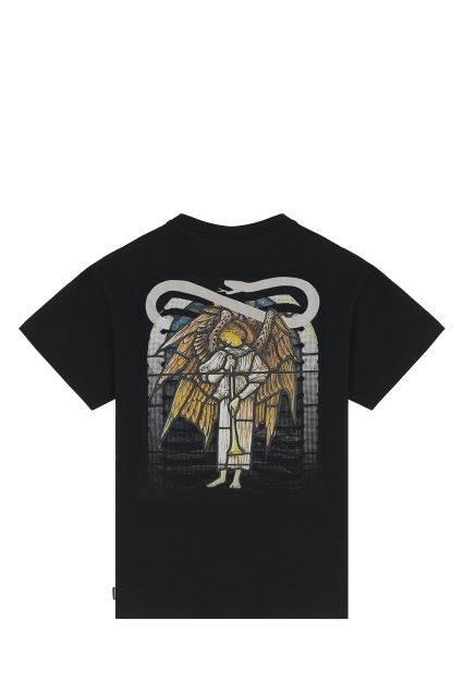 T-SHIRT UOMO PROPAGANDA RIBS LUCIFER TEE NERO