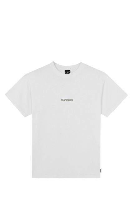 T-SHIRT UOMO PROPAGANDA RIBS PYTHON TEE BIANCO