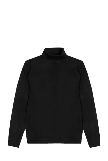 MAGLIA UOMO NUVOLARI MUCCI NERO COLLO ALTO