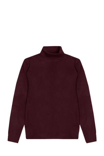 MAGLIA UOMO NUVOLARI MUCCI BORDEAUX COLLO ALTO