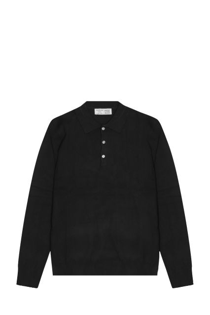 MAGLIA POLO UOMO NUVOLARI TAX NERO