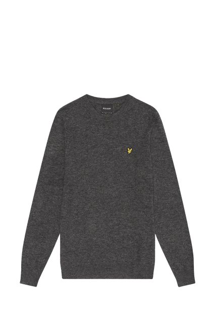 MAGLIA UOMO LYLE & SCOTT CHARCOAL MARL-398