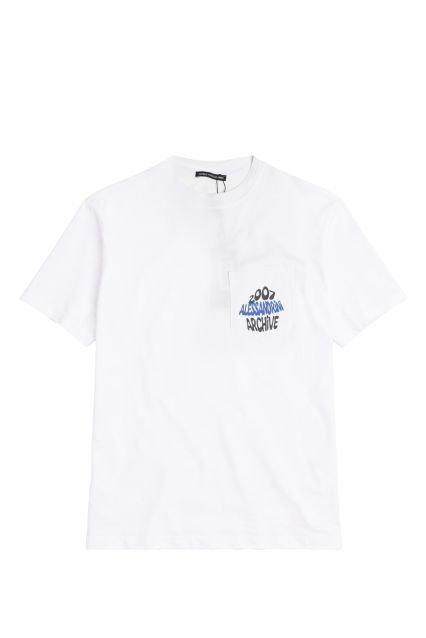 T-SHIRT UOMO DANIELE ALESSANDRINI BIANCO