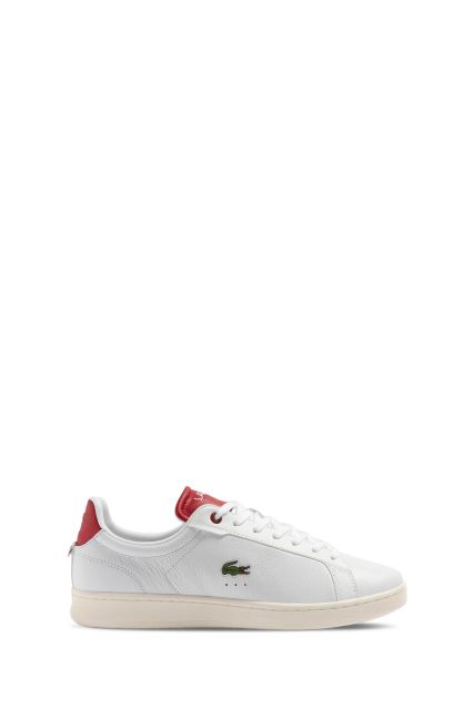 SNEAKERS UOMO LACOSTE CARNABY PRO WHT/RED